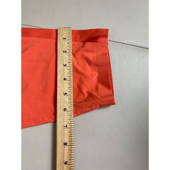 Athleta Brooklyn Ankle Pant Size 12 Orange Pullon Zip Pockets - Picture 9 of 16